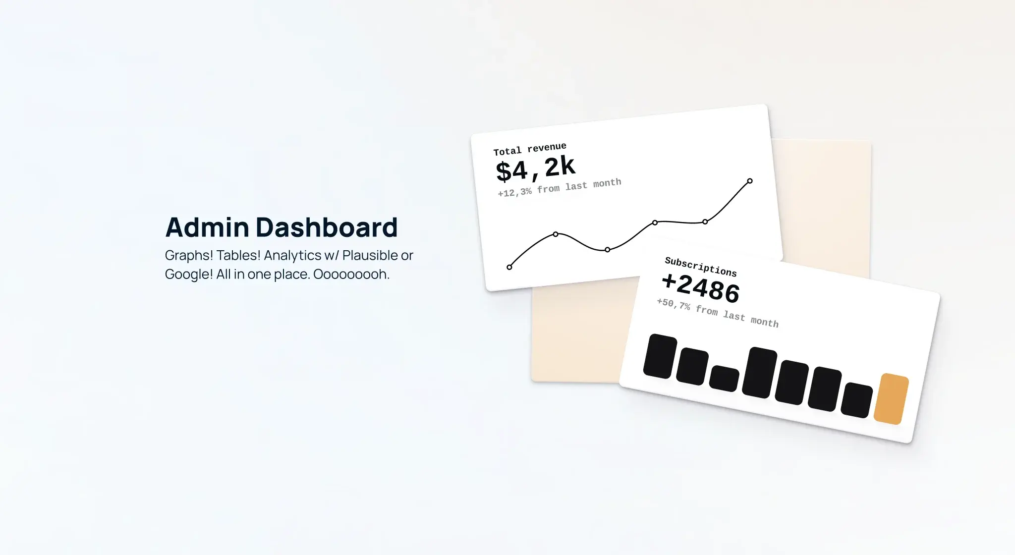 Open SaaS 2.0 admin dashboard